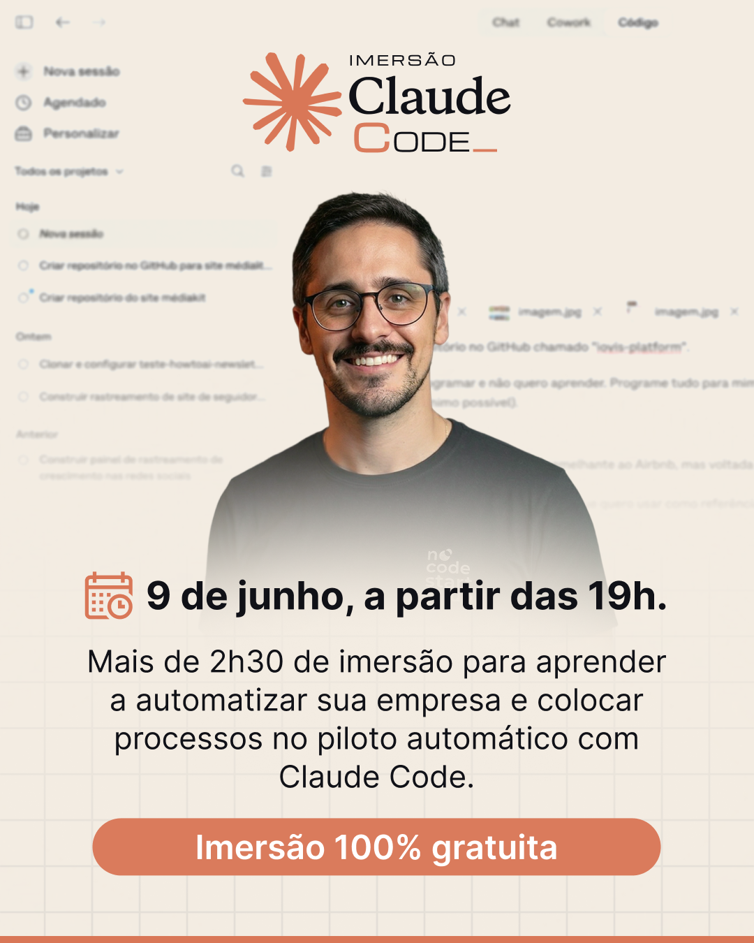 No Code Start Up Facebook ad