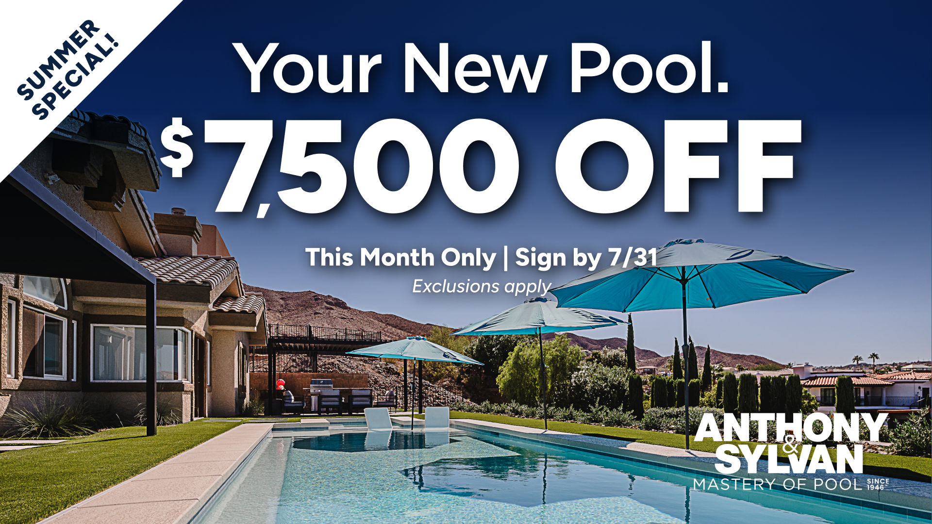 Anthony & Sylvan Pools Facebook ad