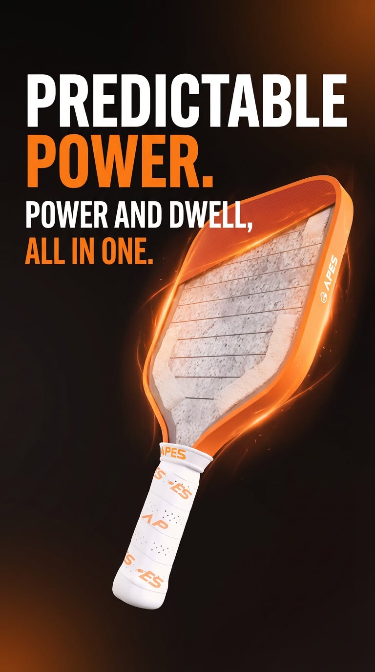 Pickleball Apes Facebook ad: Pickleball Paddles for Spin and Power, Pickleball Apes