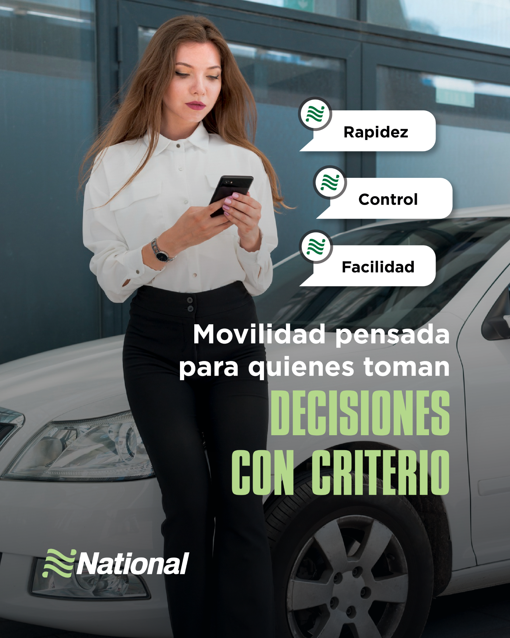 National Car Rental Perú Facebook ad from Apr 2, 2026