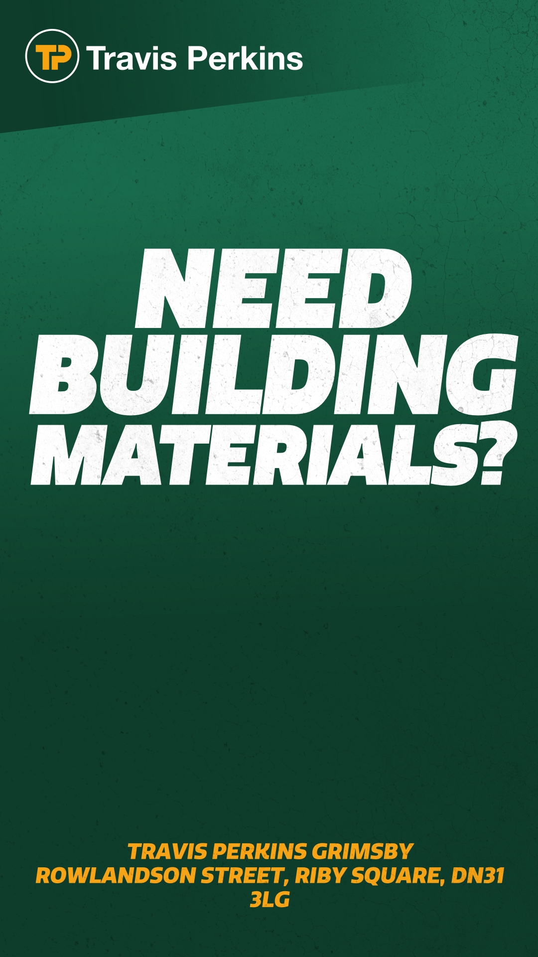 Travis Perkins Facebook ad: Everything Under One Roof