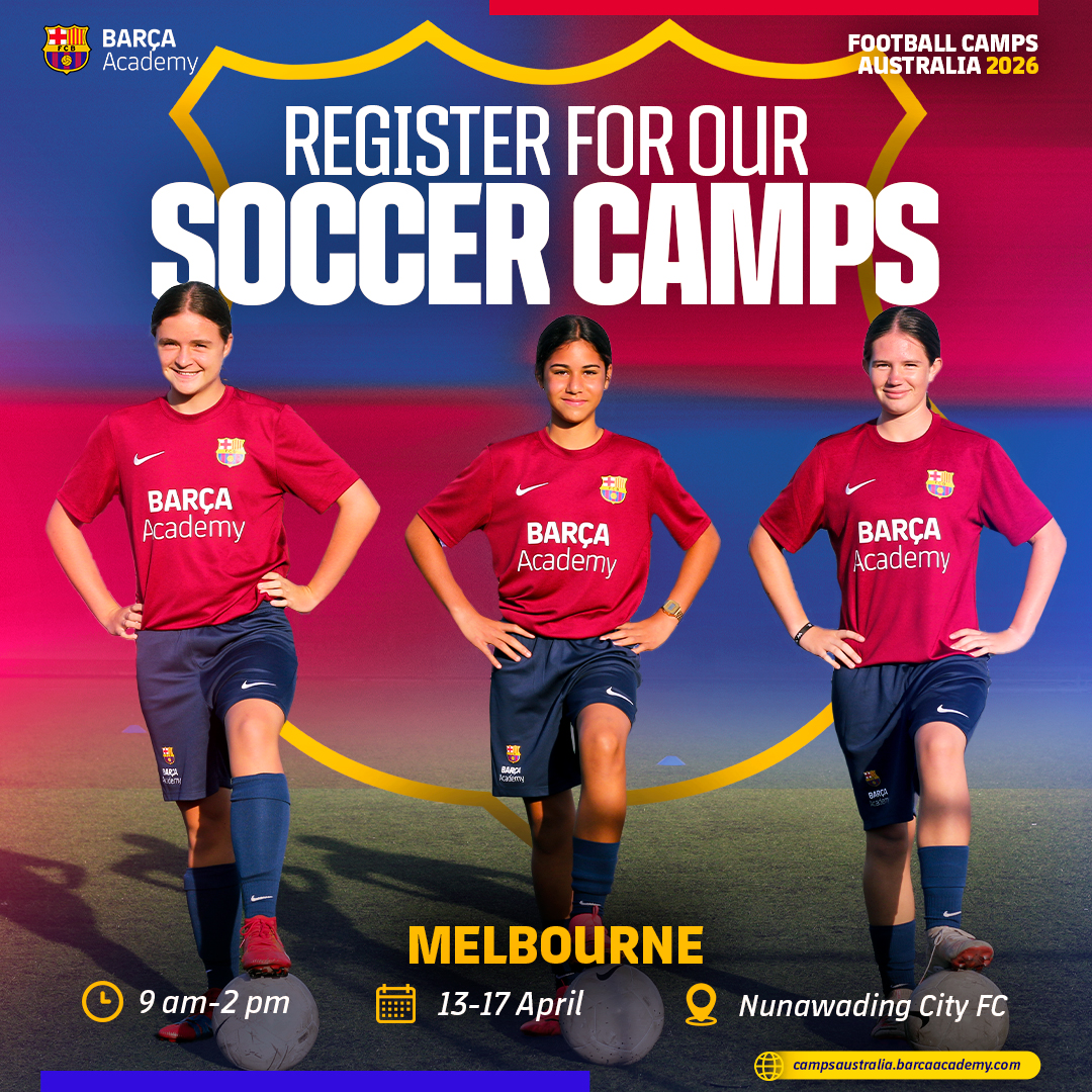 Barça Academy Australia & New Zealand Facebook ad