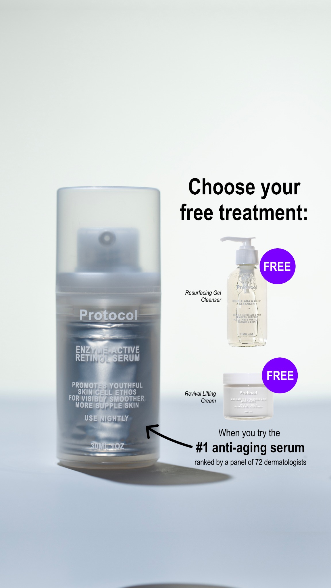 Protocol Skincare Facebook ad