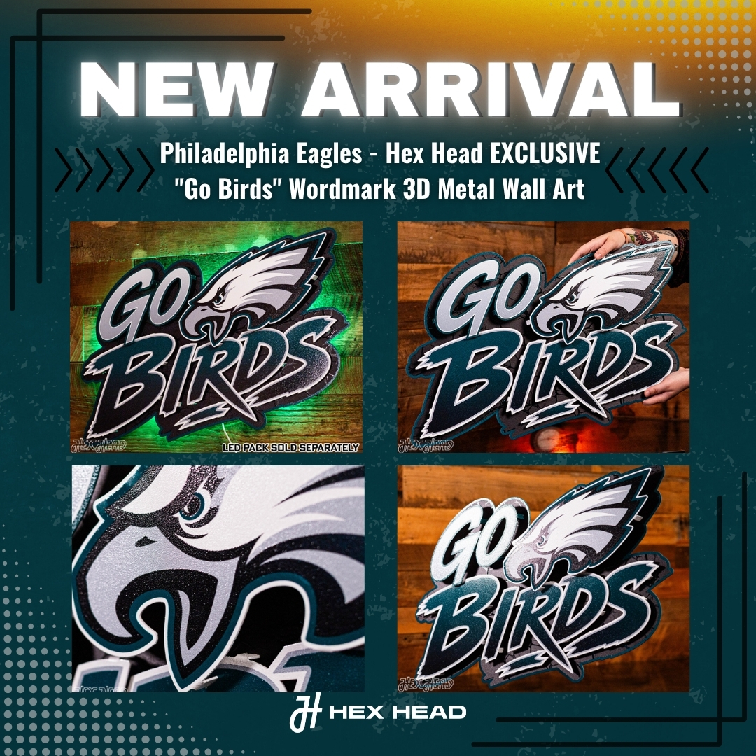 Hex Head Art Facebook ad: Go Birds.