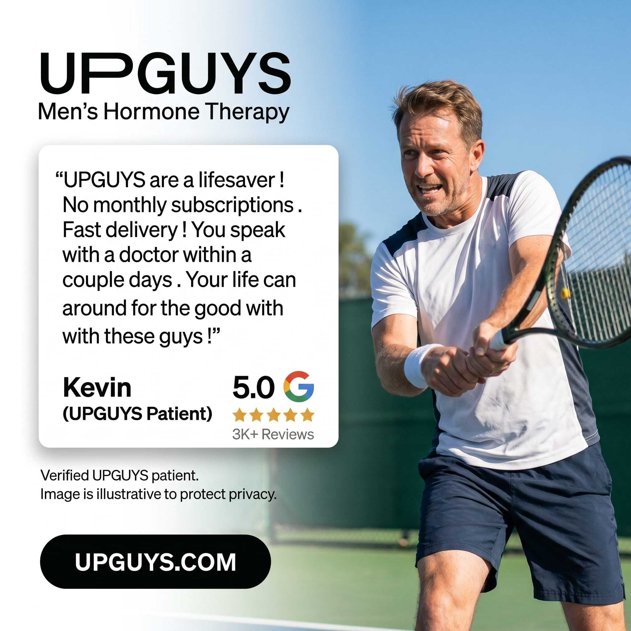 Upguyshealth Facebook ad