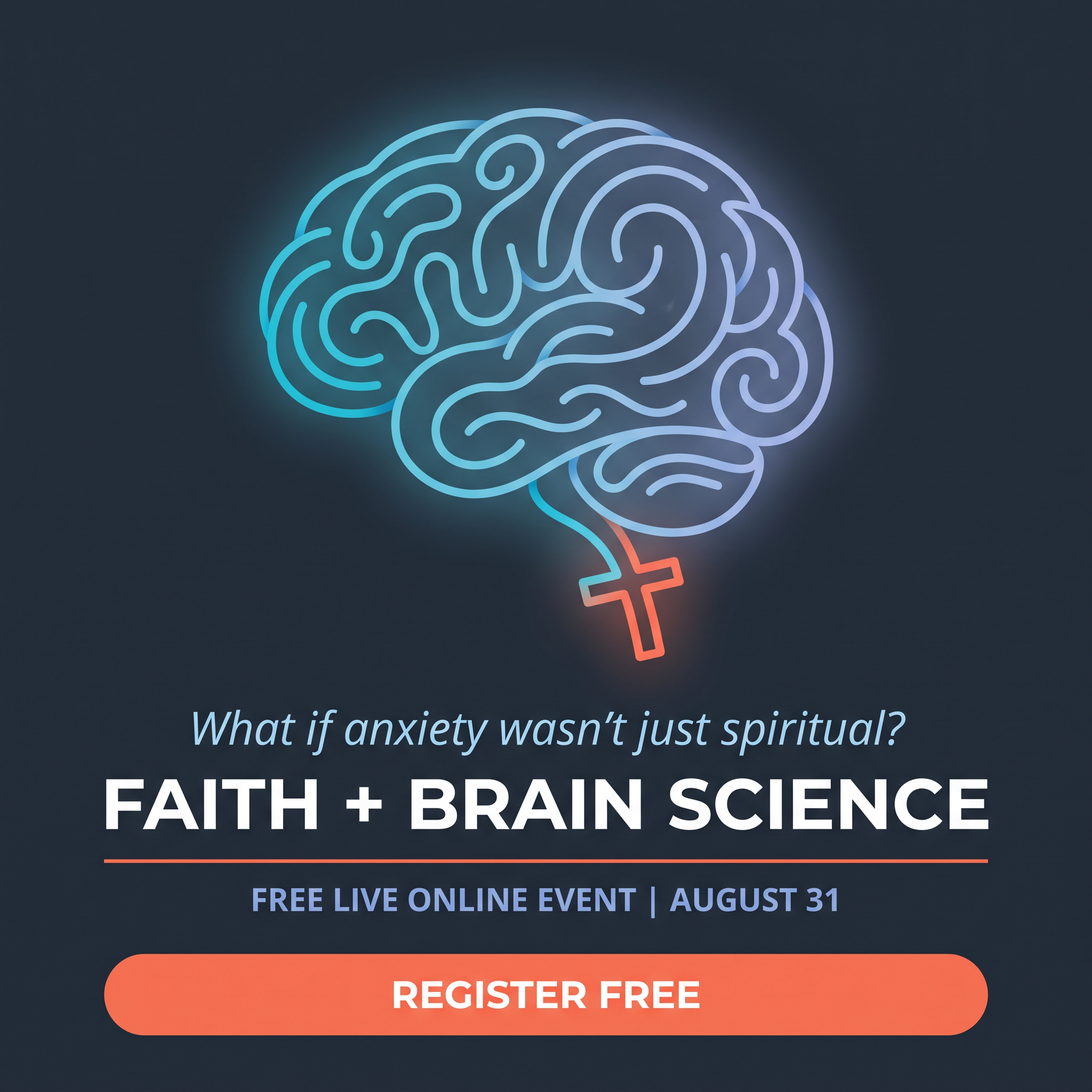 Amen University Facebook ad: Faith + Brain Science