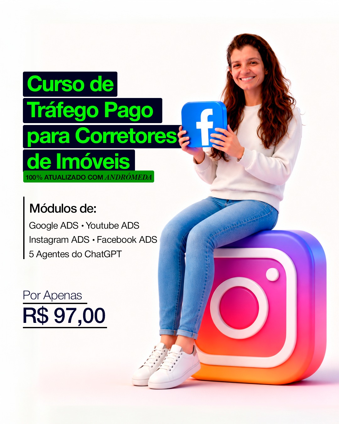 Anúncios para Corretores Facebook ad