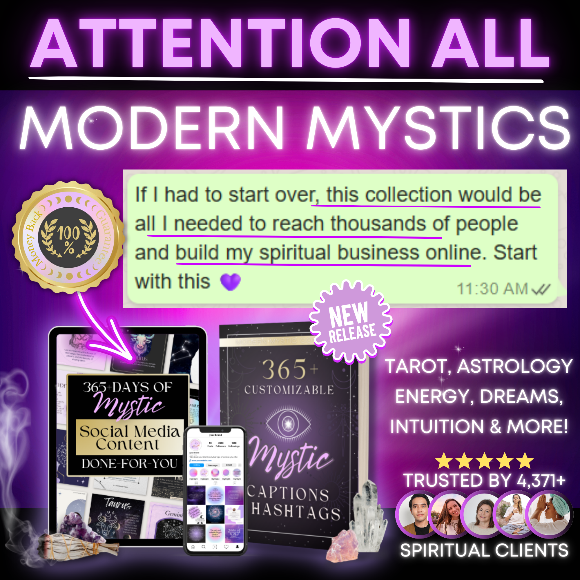 Modern Mystic Content Facebook ad