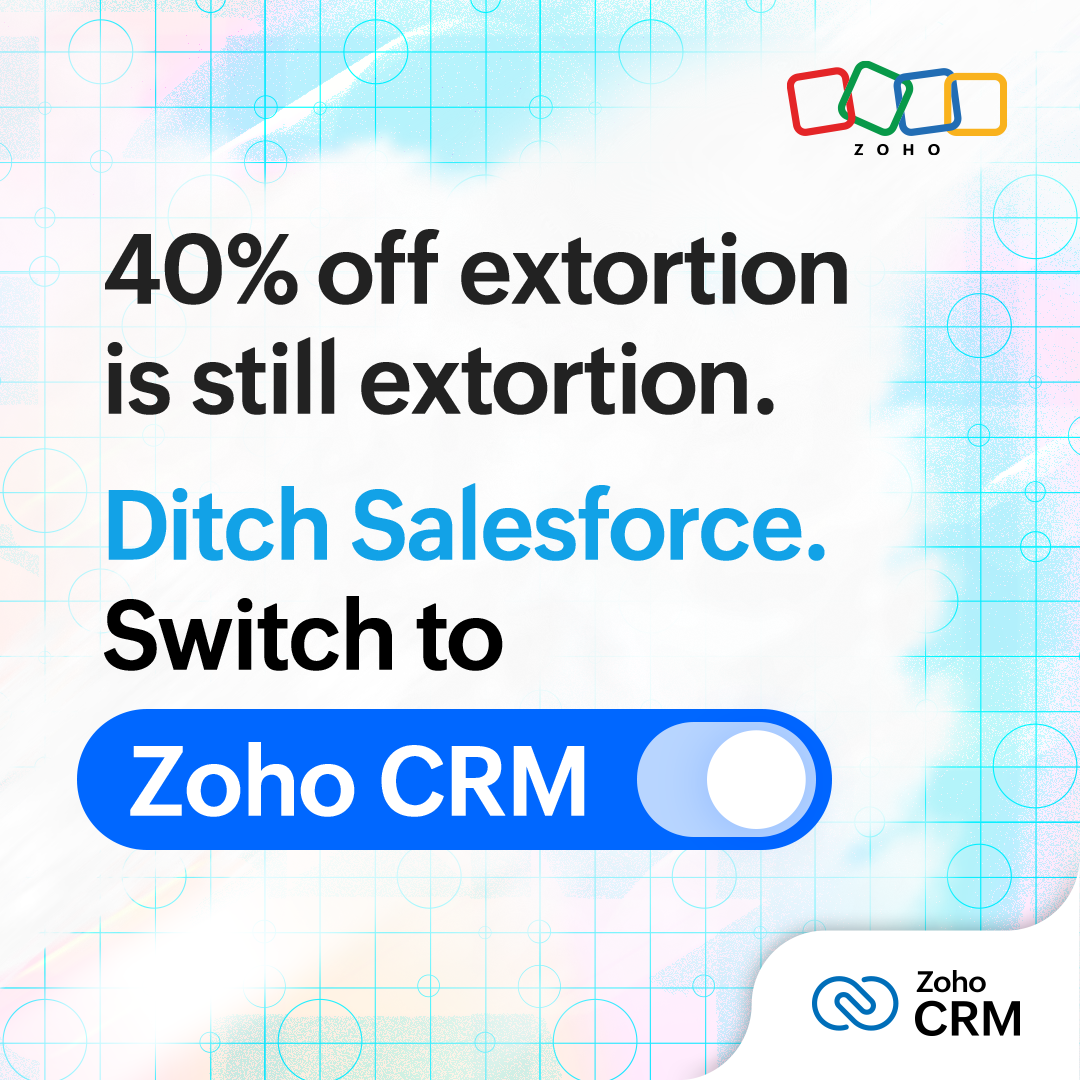 Zoho CRM Facebook ad