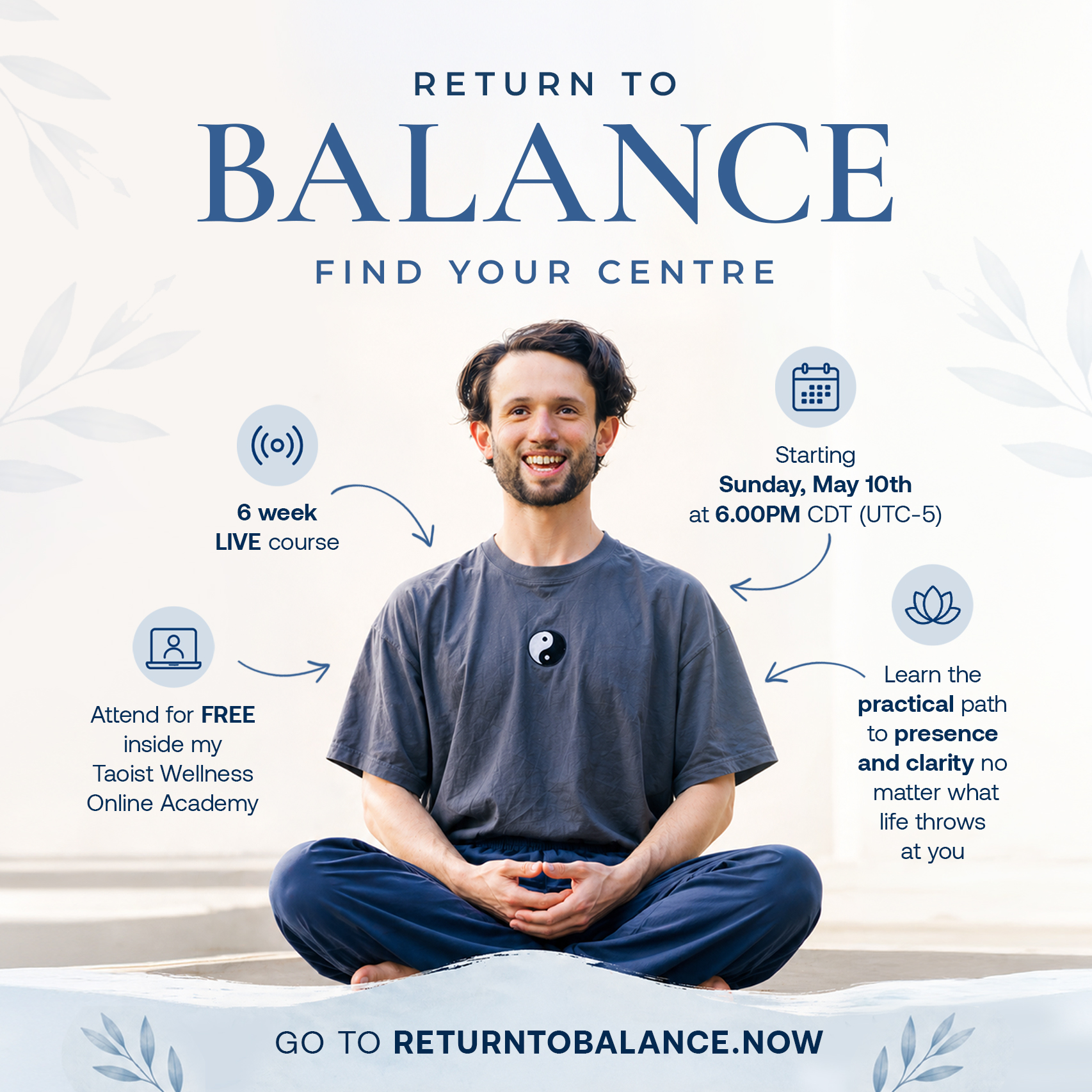 Wudang Taoist Wellness Academy Facebook ad