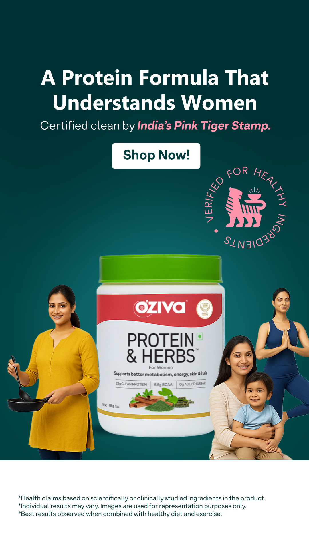 OZiva Facebook ad