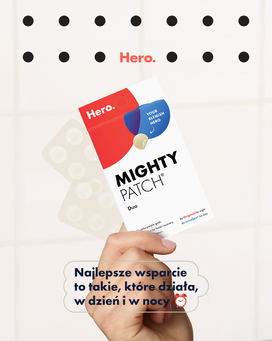 HERO Mighty Patch Polska Facebook ad