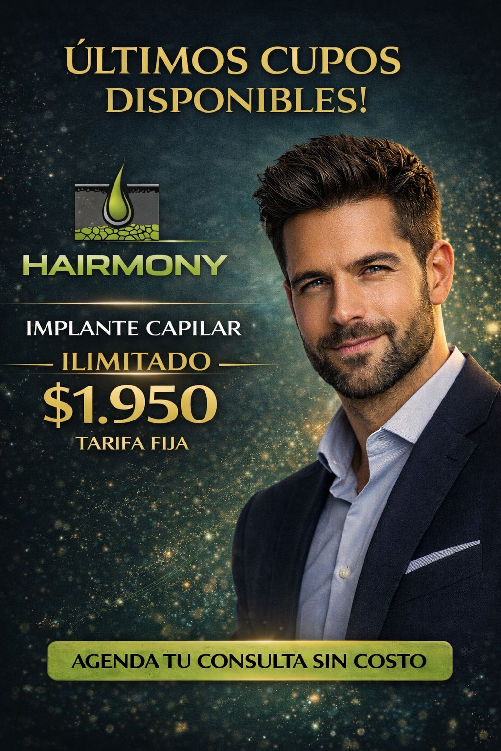 Hairmony Trasplante Capilar Facebook ad