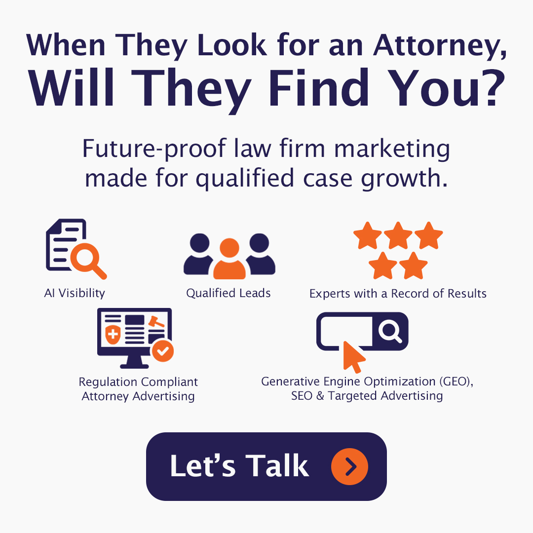 ACS Web Design and SEO Facebook ad: When They Look for an Attorney, Will They Find You?