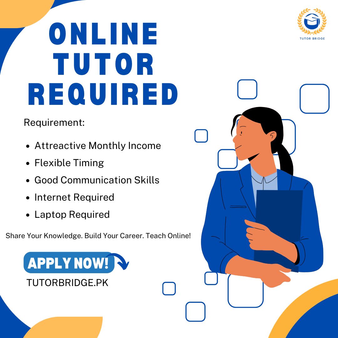Tutorbridge.pk Facebook ad: Apply Now!