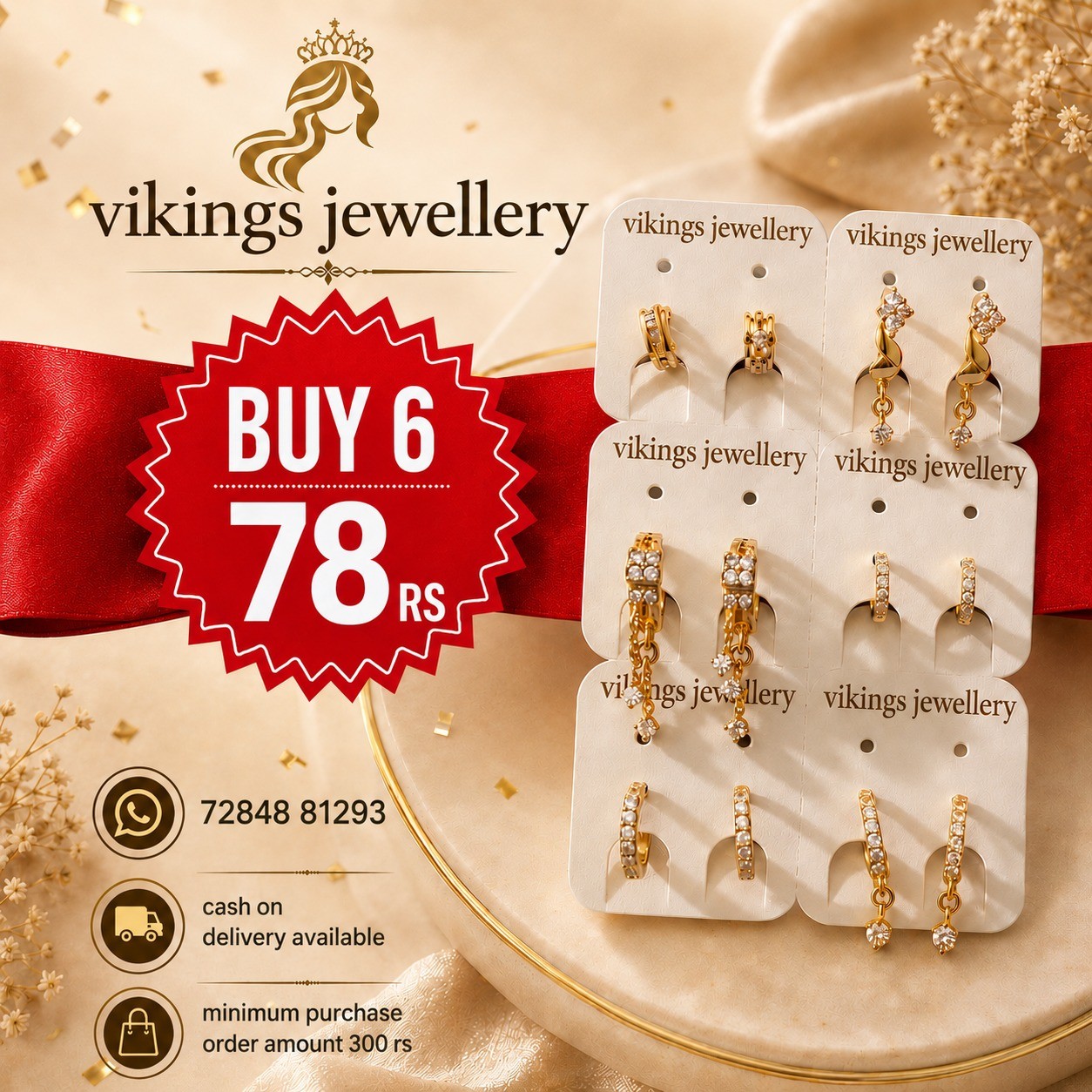 Vikings jewellery Facebook ad
