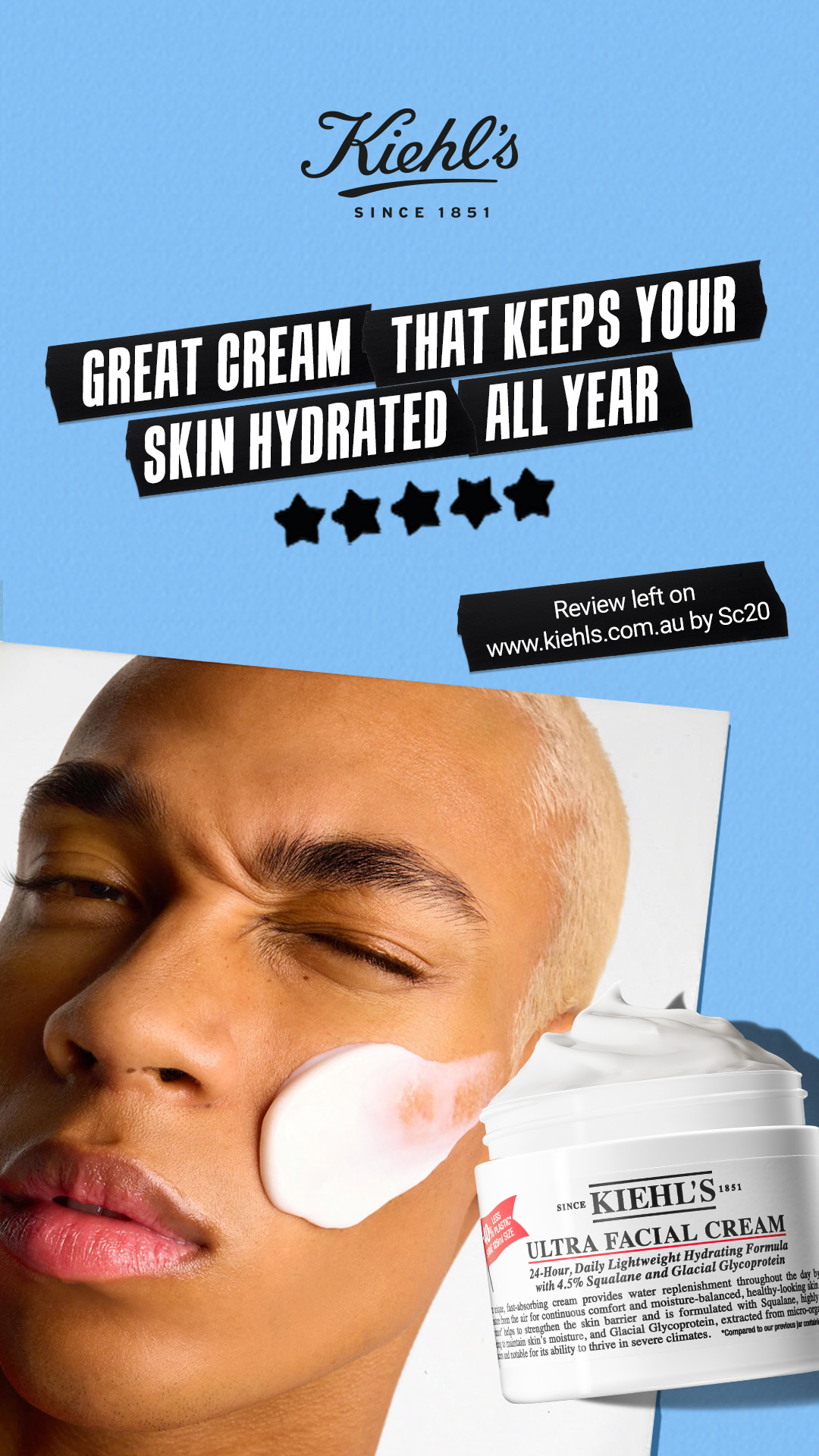 Kiehl's Facebook ad