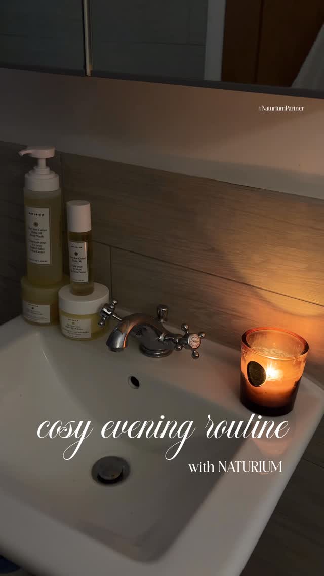 Naturium Facebook ad: spend a cosy evening with me ♡