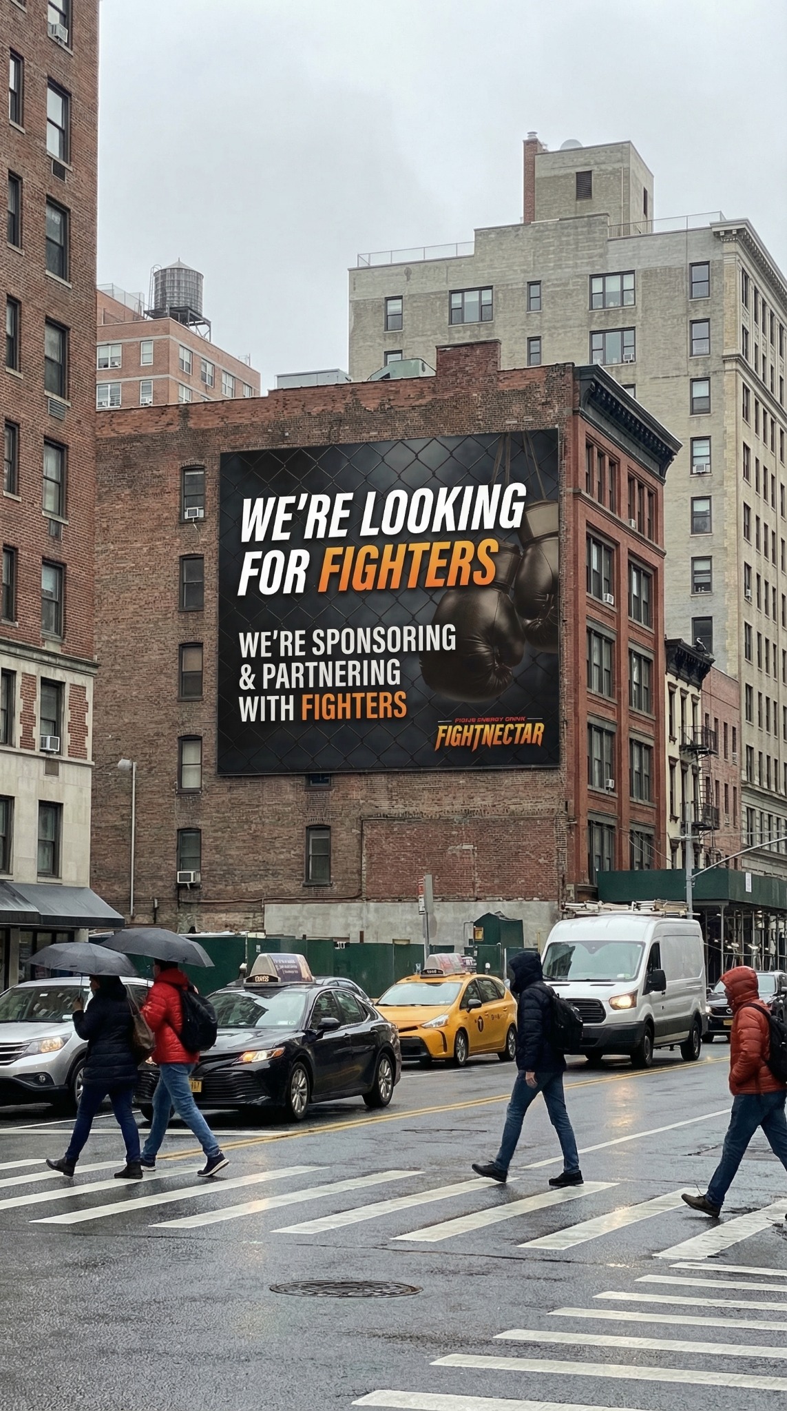 FightNectar Facebook ad: Get Sponsored!