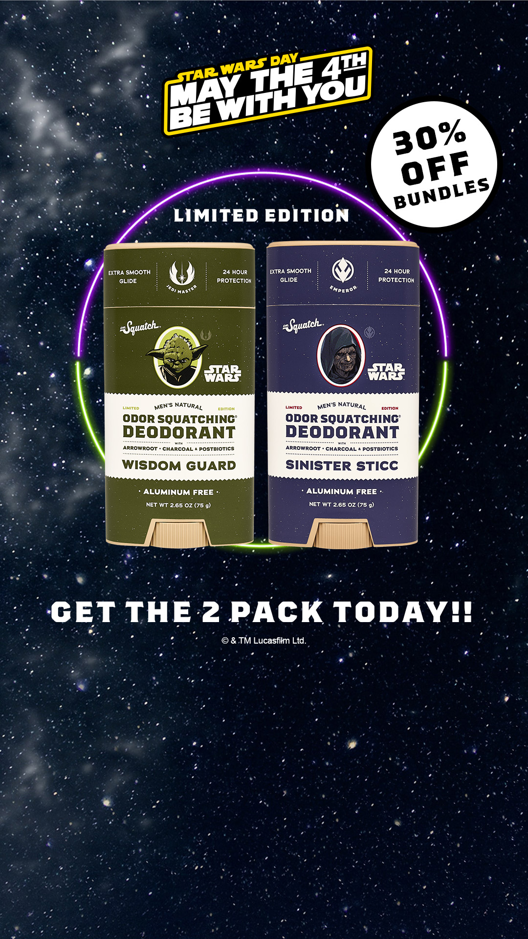 Dr. Squatch Facebook ad