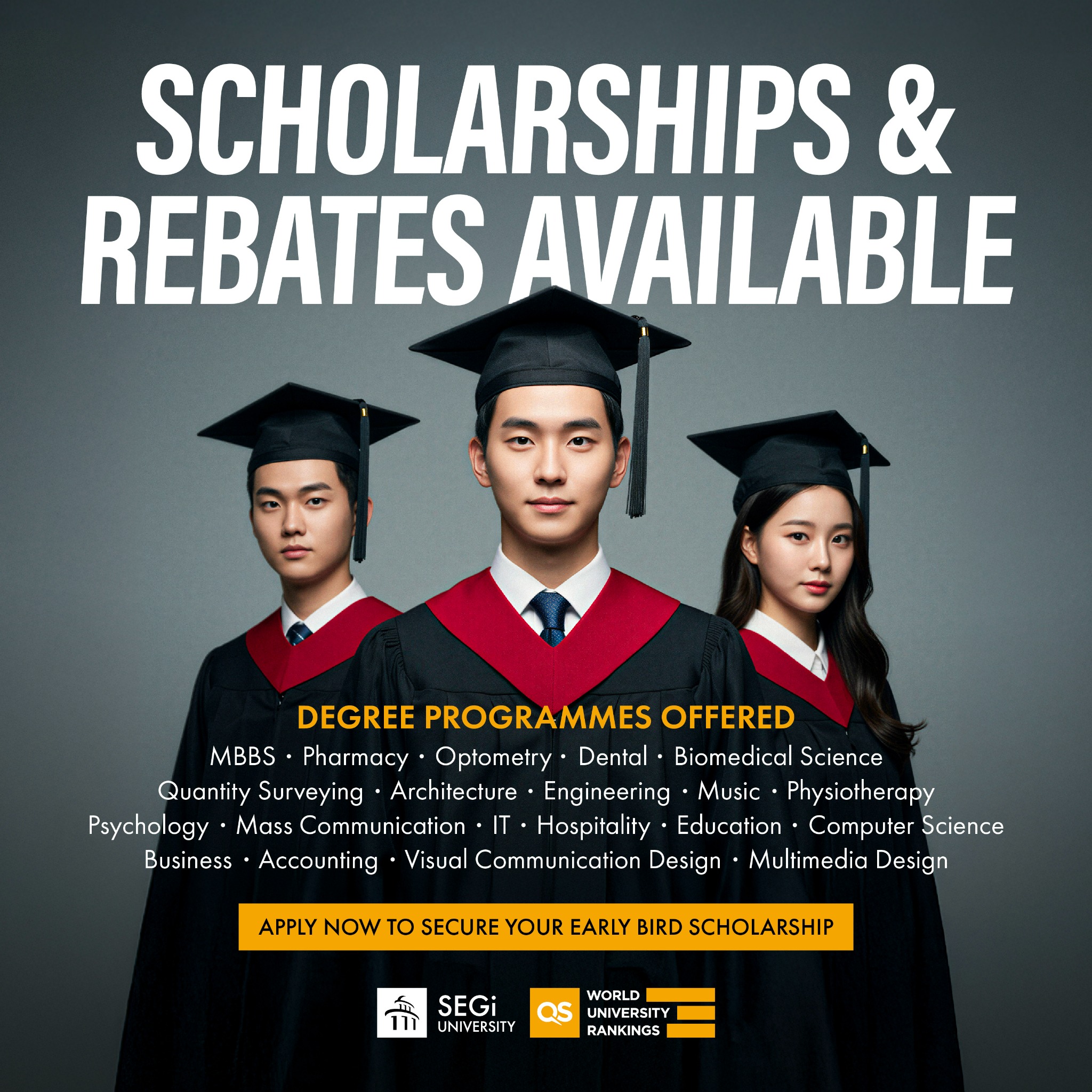 SEGi University & Colleges Facebook ad