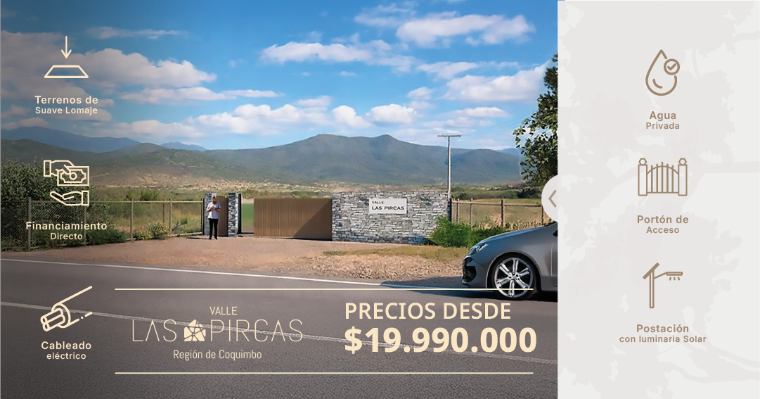 Valle las pircas Chile Facebook ad from Feb 24, 2026