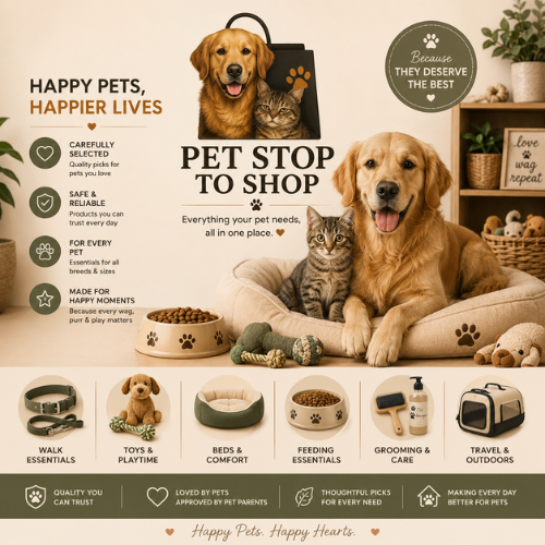 Pet Stop to Shop Facebook ad: At Pet Stop To Shop, we believe every…