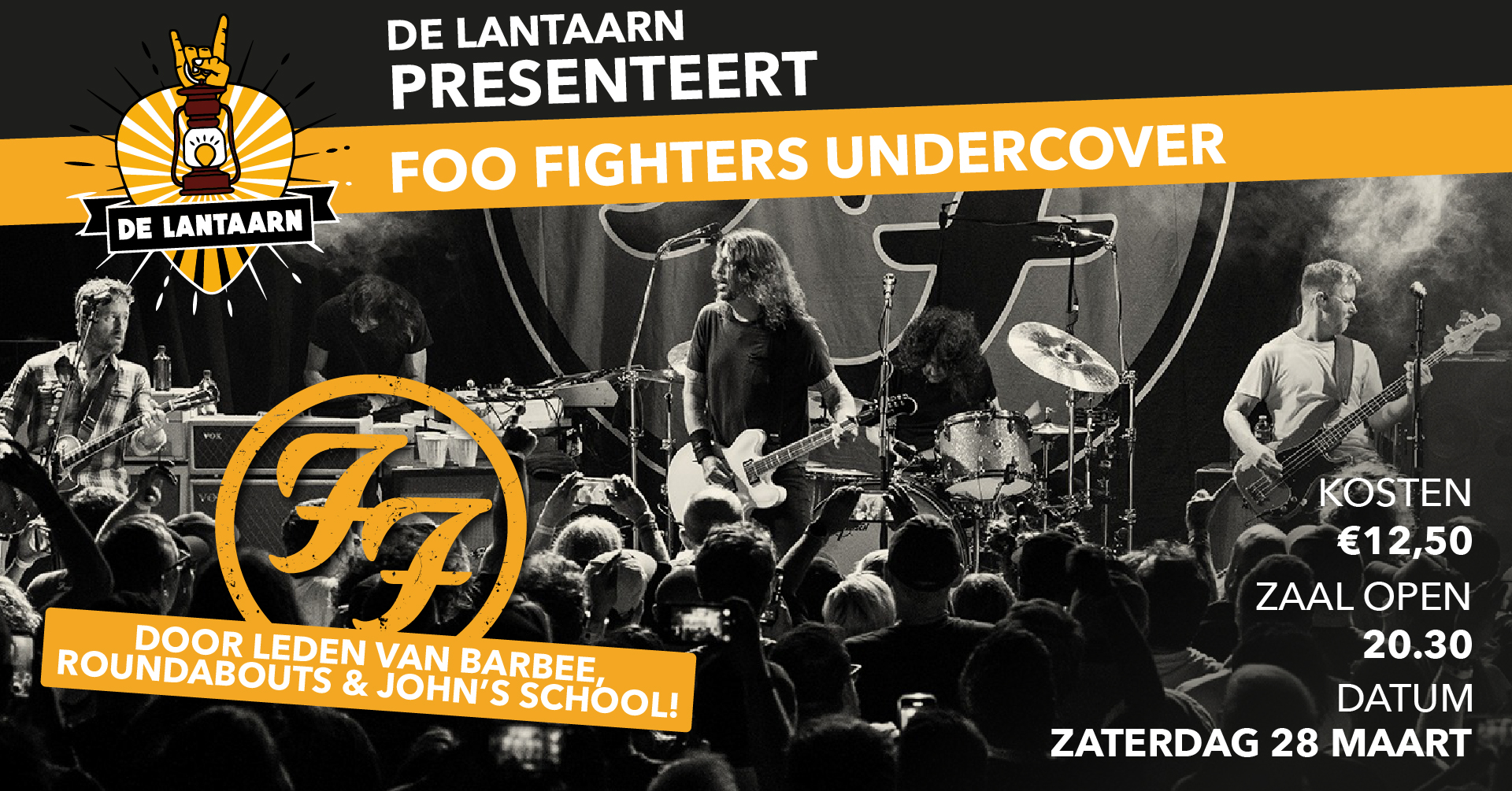 De Lantaarn Facebook ad: Foo Fighters Undercover