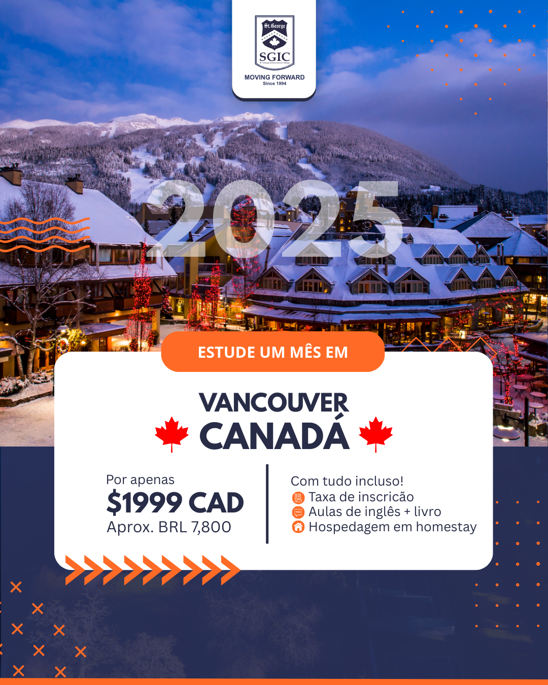 SGIC Vancouver - St. George International College Facebook ad from Feb 3, 2026
