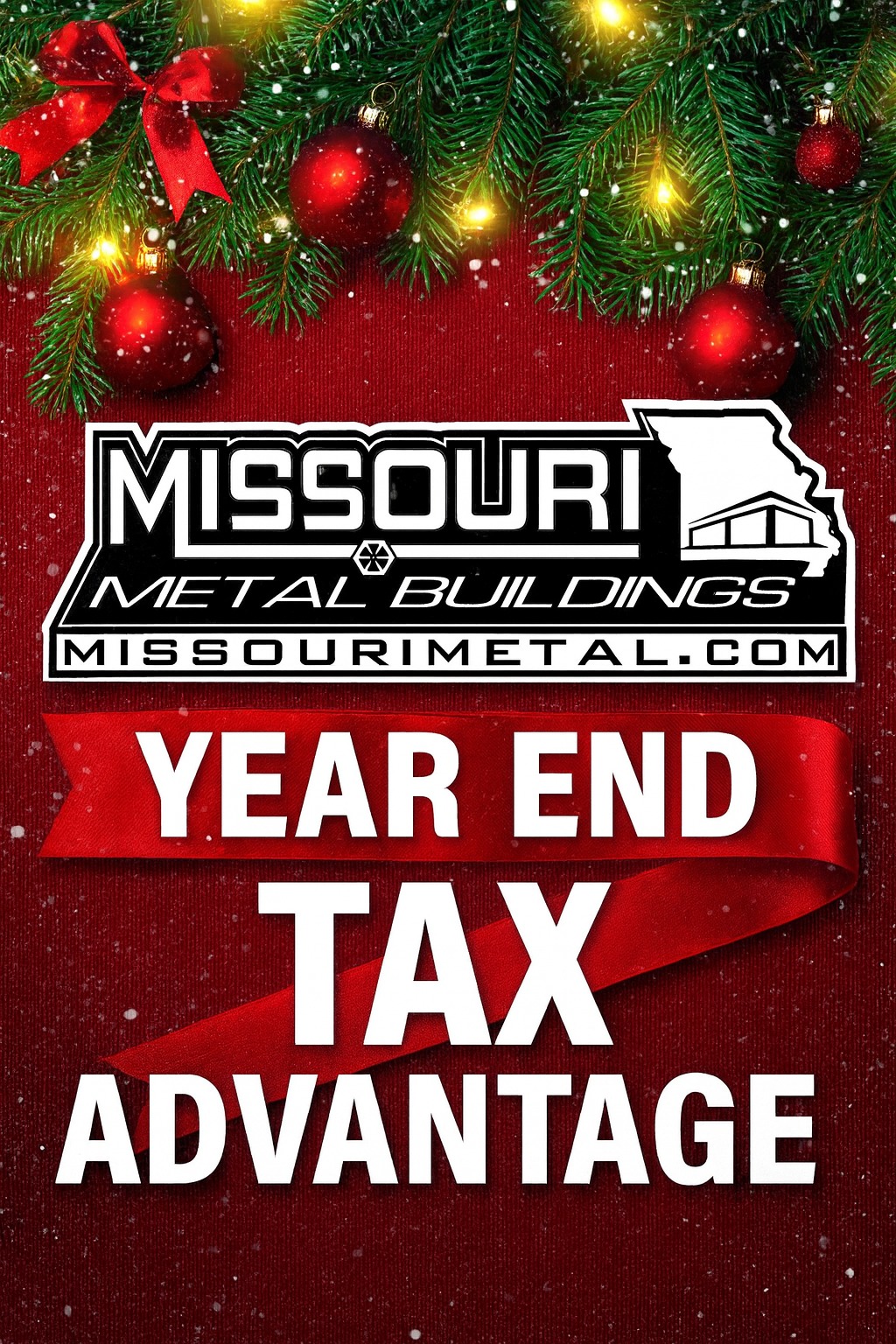 Missouri Metal Buildings Facebook ad: Base building packages from approximately