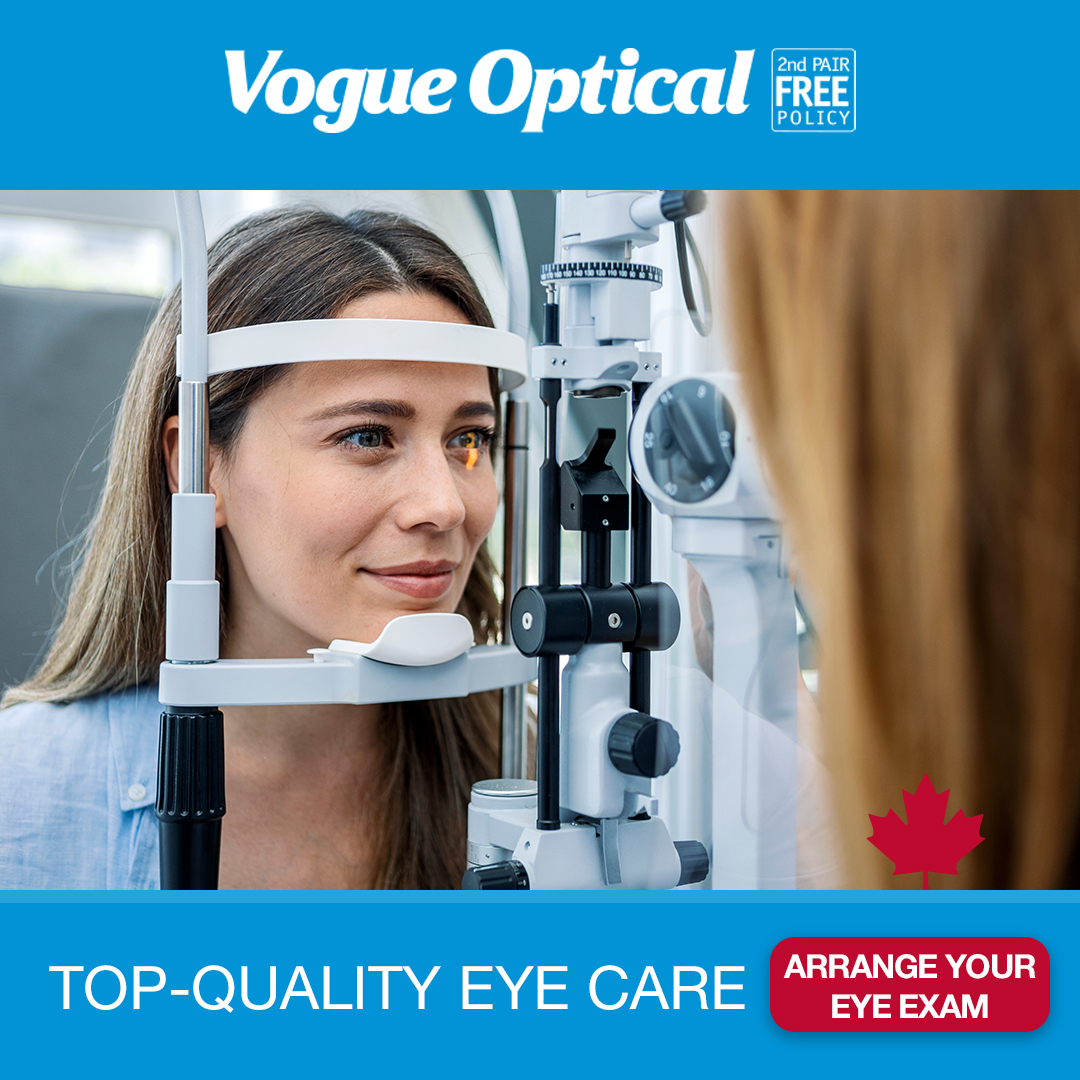 Vogue Optical Facebook ad: Clear vision starts with healthy eyes!