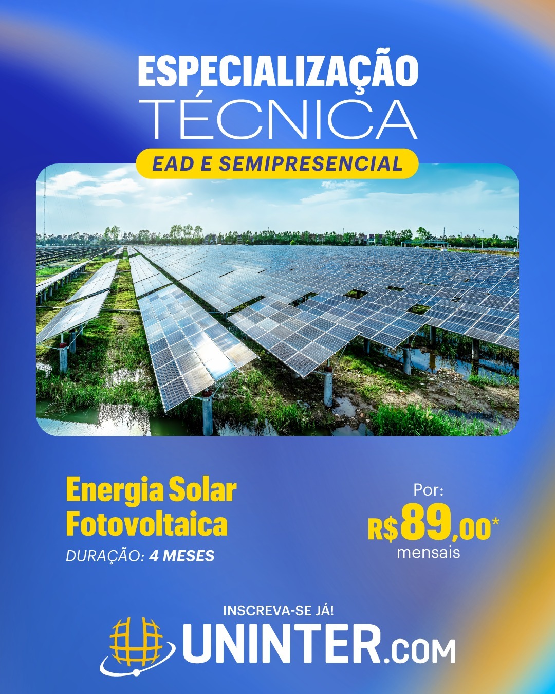 Uninter Boa Vista Facebook ad