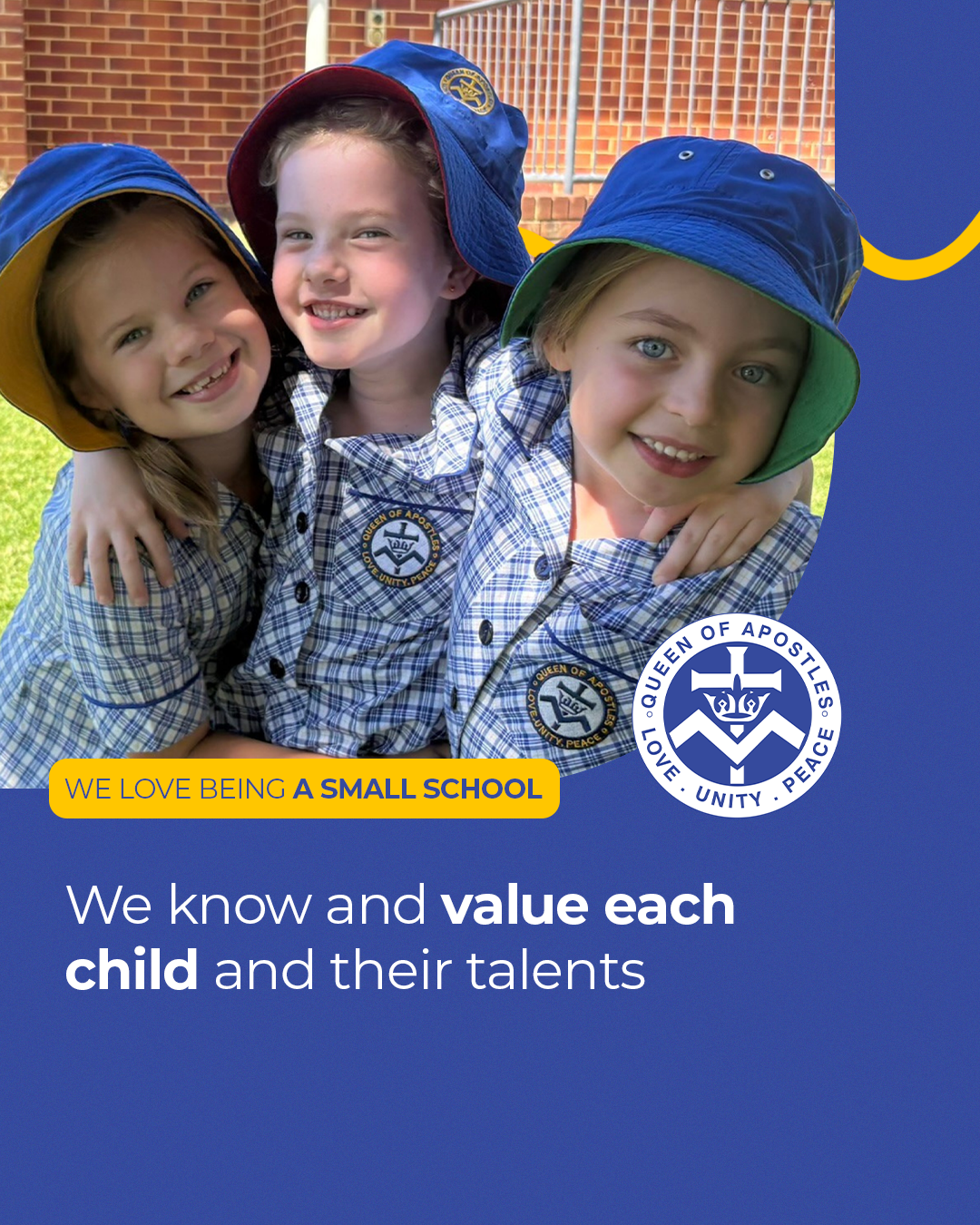 Queen of Apostles School Riverton Facebook ad