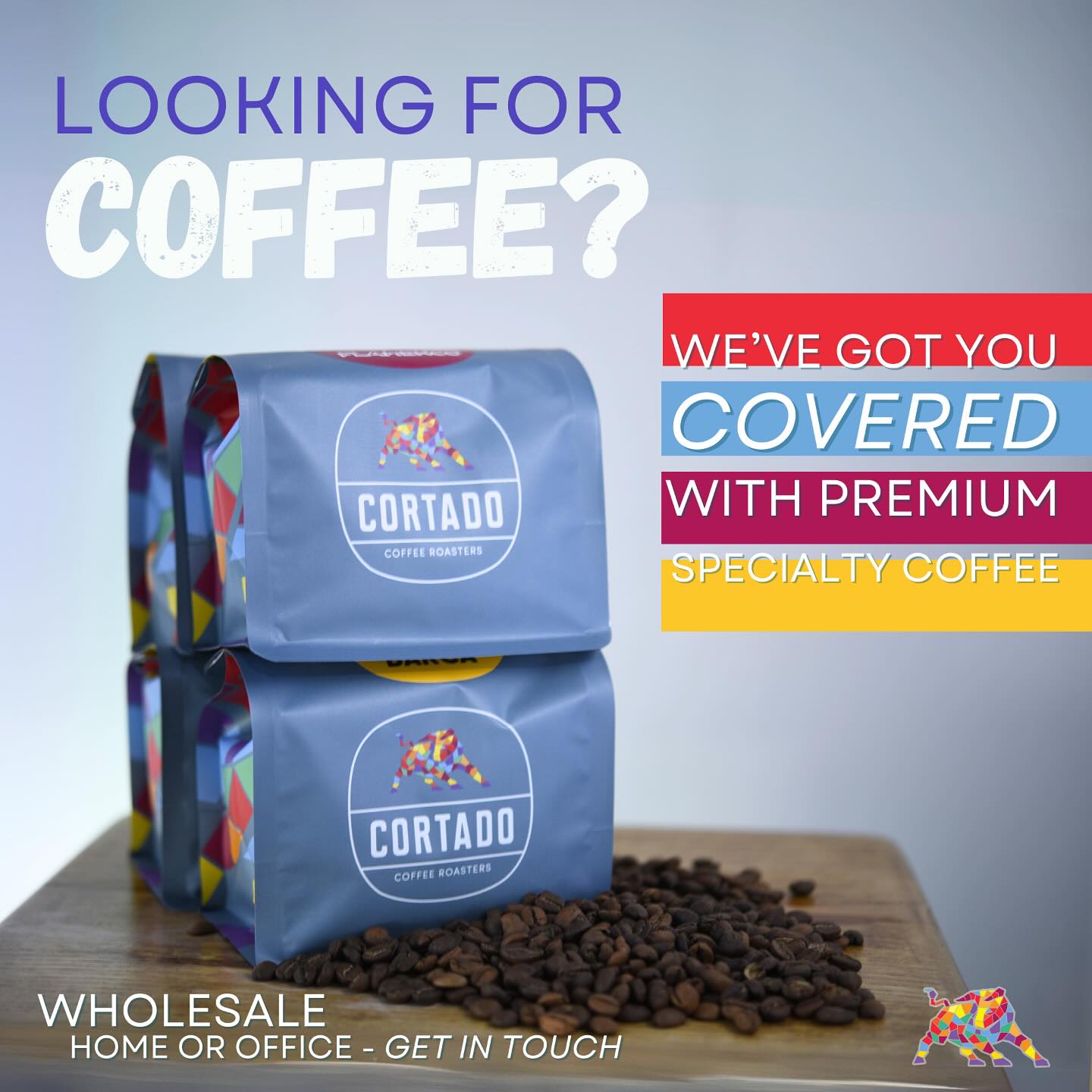 Cortado Coffee Facebook ad: CORTADO COFFEE ROASTERS