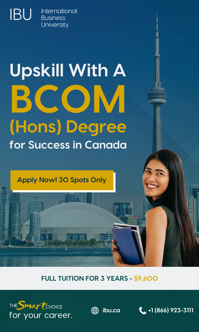 International Business University Facebook ad