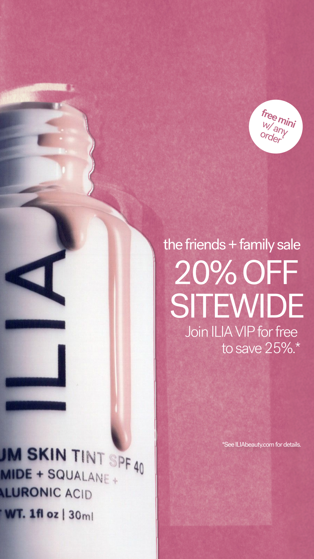 ILIA Beauty Facebook ad