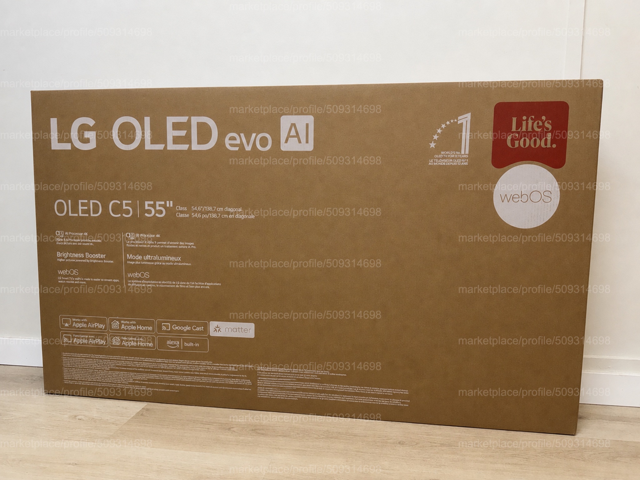 Nicky Delgado Facebook ad: LG 55 C5 OLED evo 4K 144Hz HDR Smart TV with Warranty