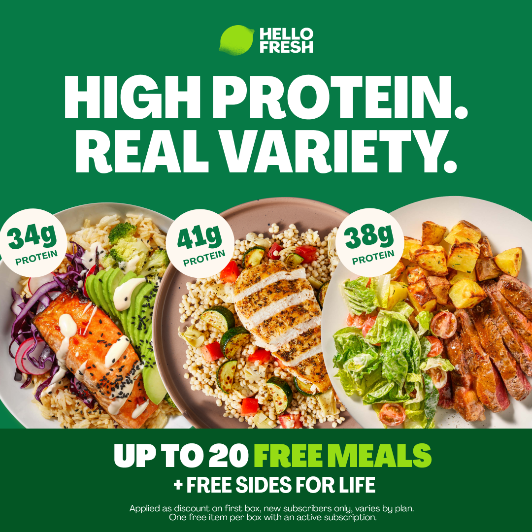 HelloFresh Facebook ad