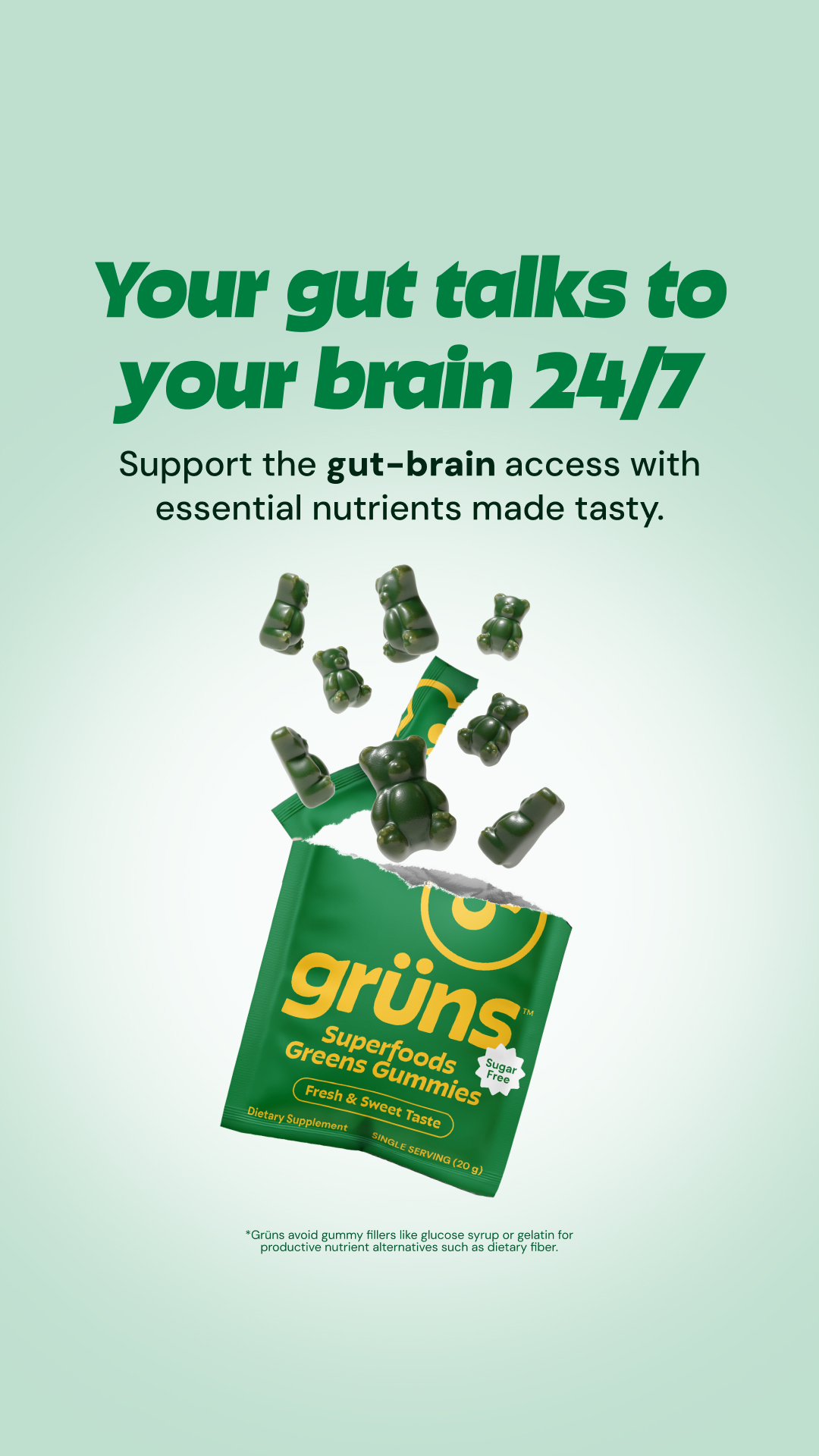 Grüns Facebook ad