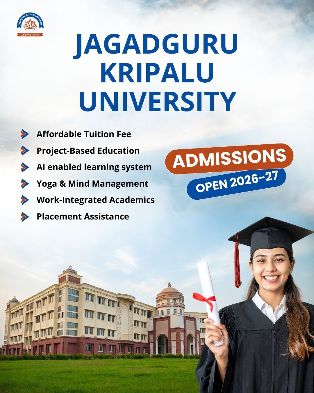Jagadguru Kripalu University - JKU Facebook ad
