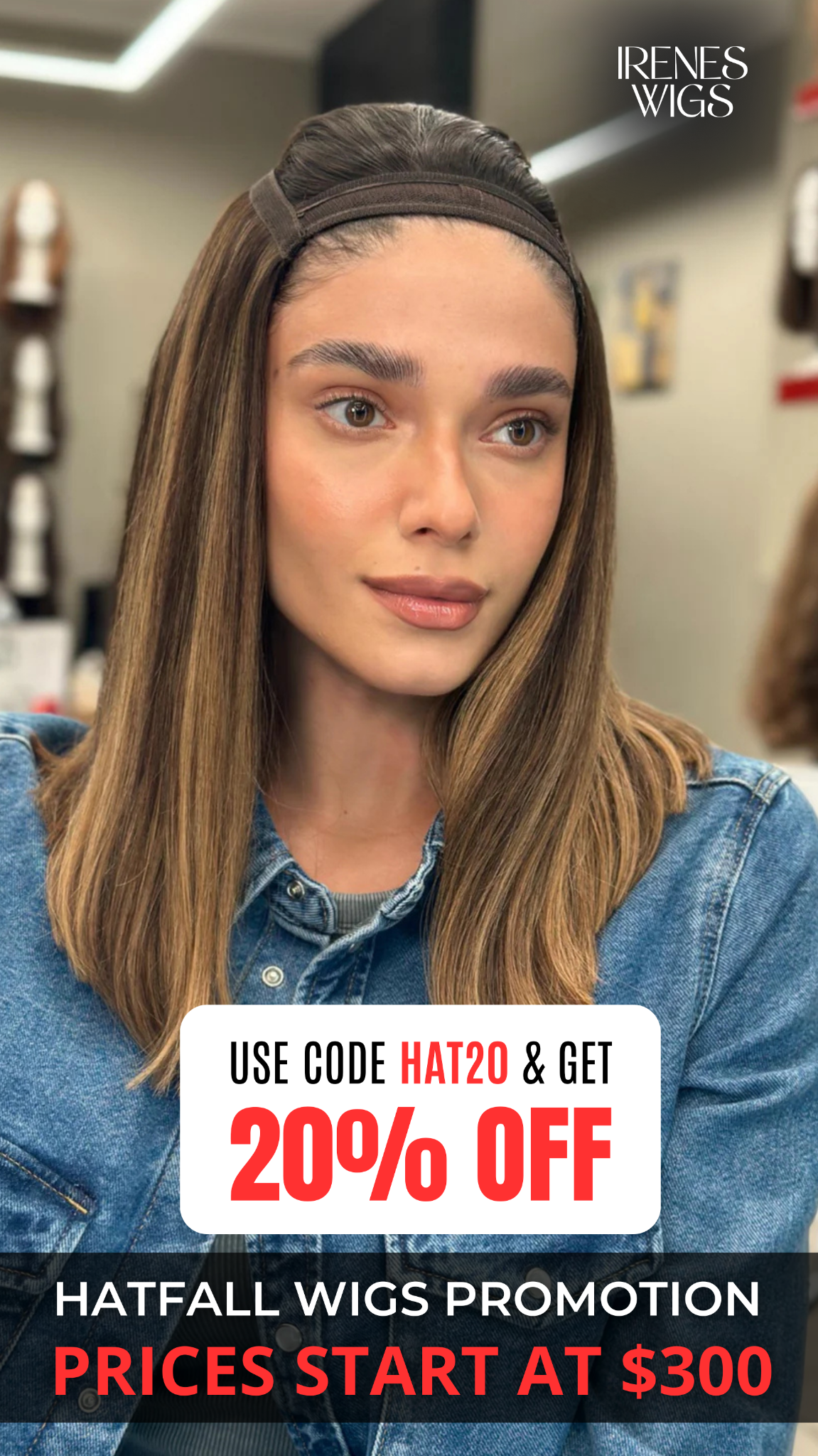 Irenes Wigs | New York Facebook ad from Mar 5, 2026