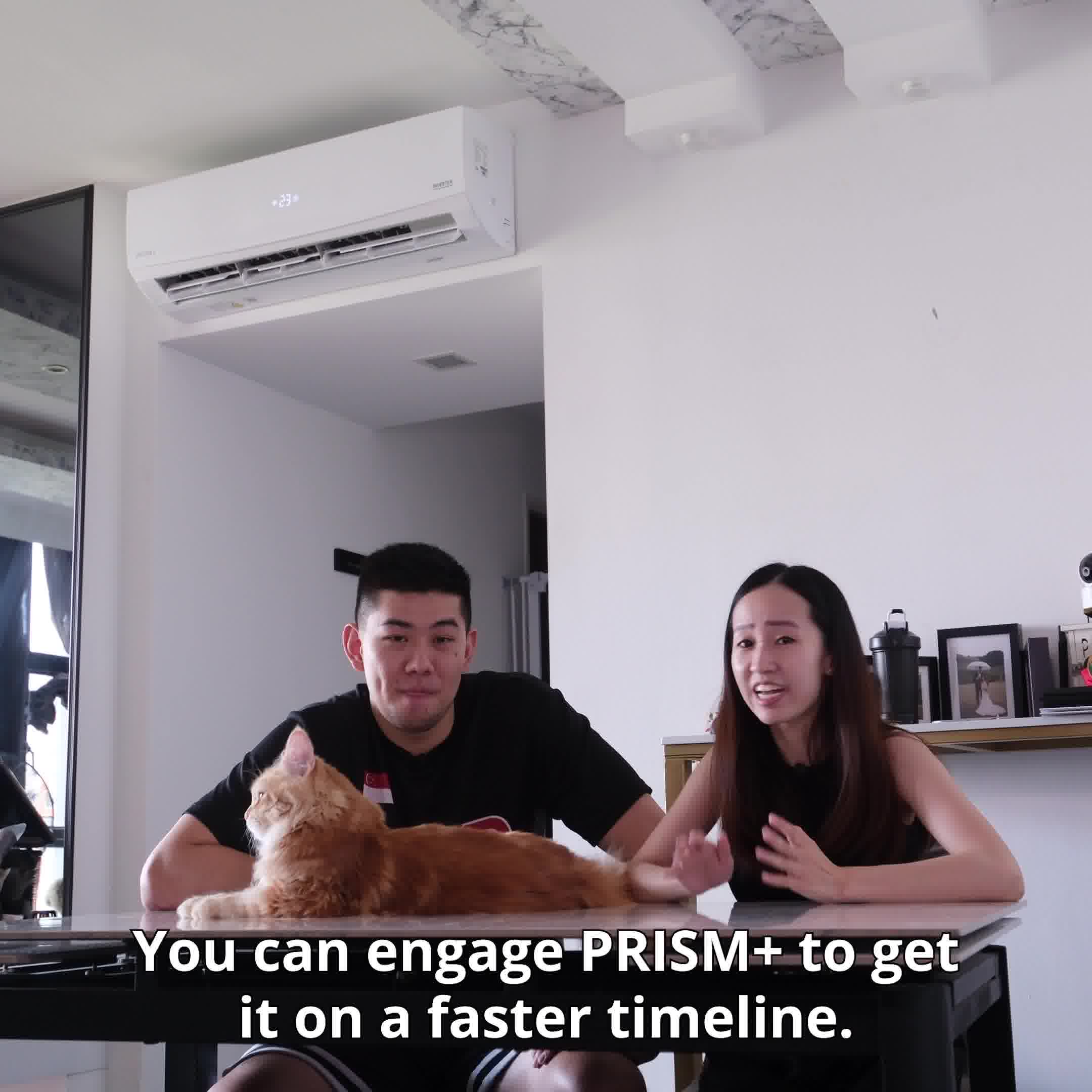 PRISM+ Facebook ad: Effortless Comfort: PRISM+ Smart Aircon