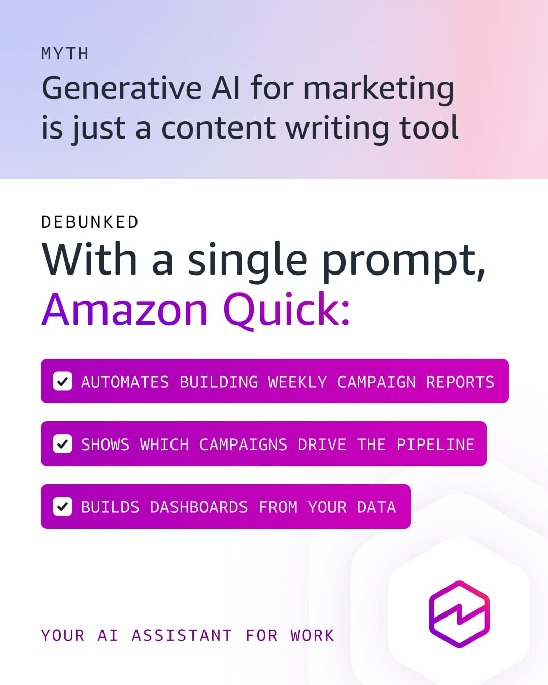 Amazon Web Services Facebook ad