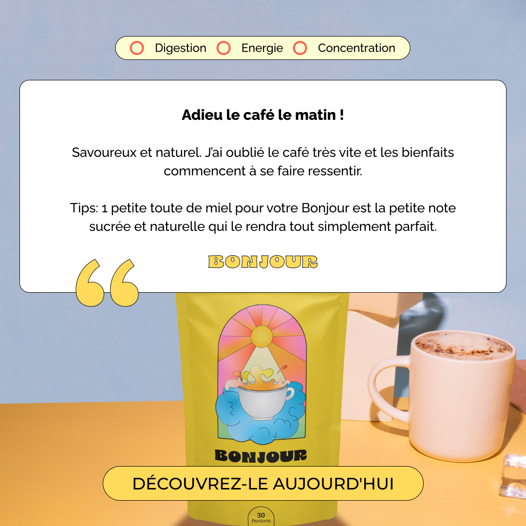 Bonjour Facebook ad