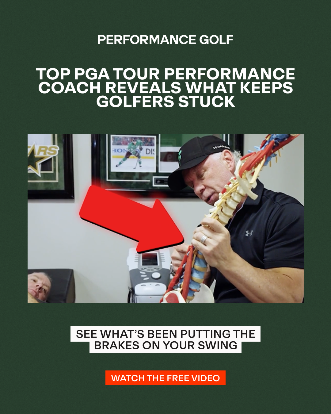 Performance Golf Facebook ad