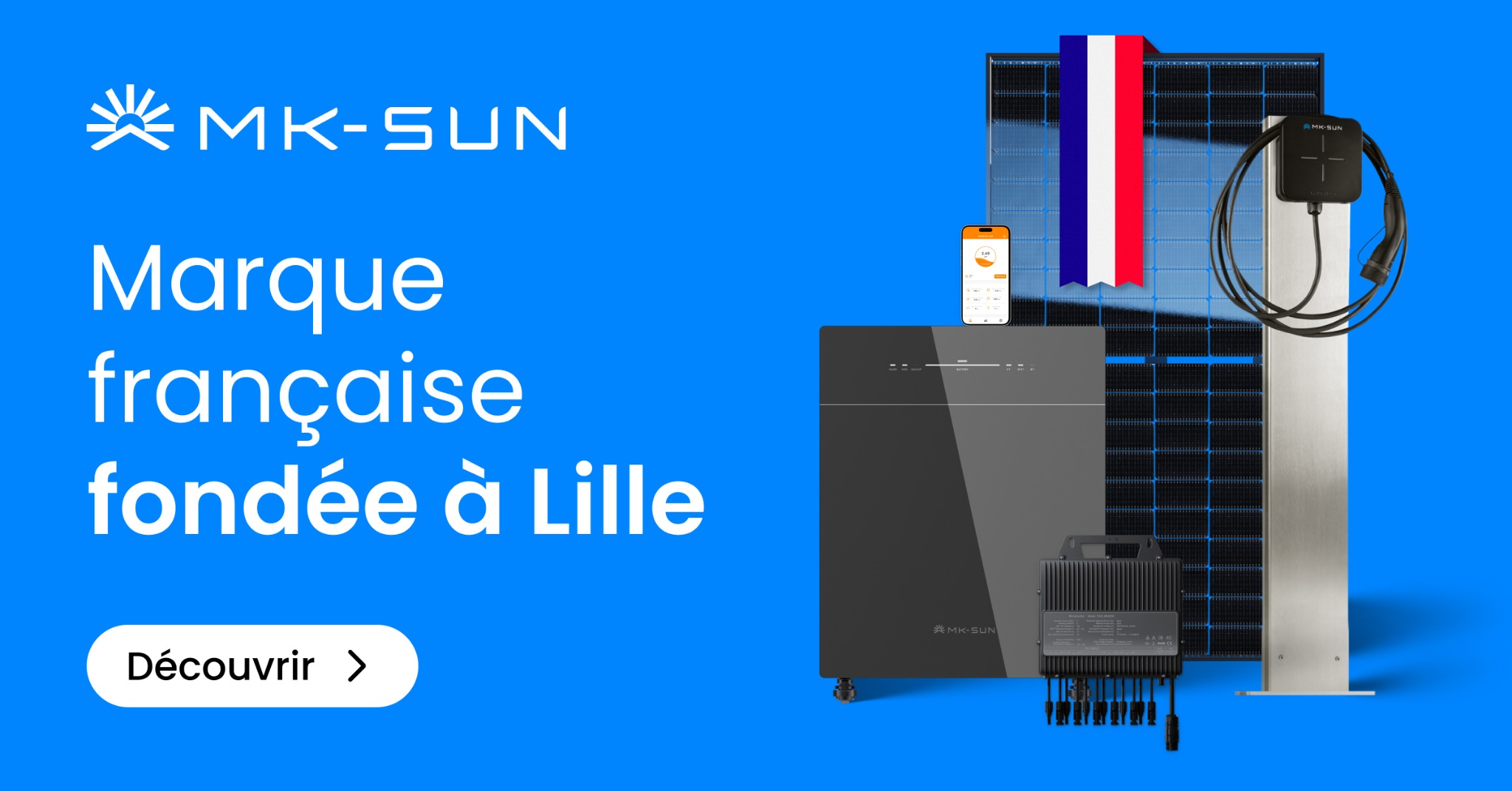 Mon Kit Solaire Facebook ad: Service client basé à Lille