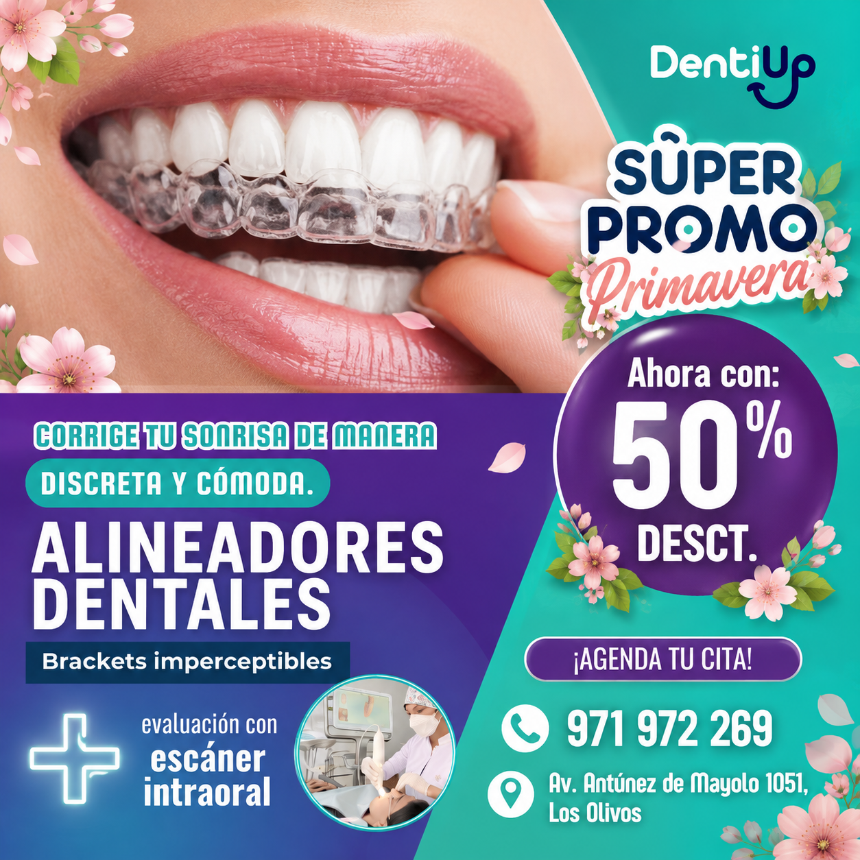 Clínica DentiUp Facebook ad