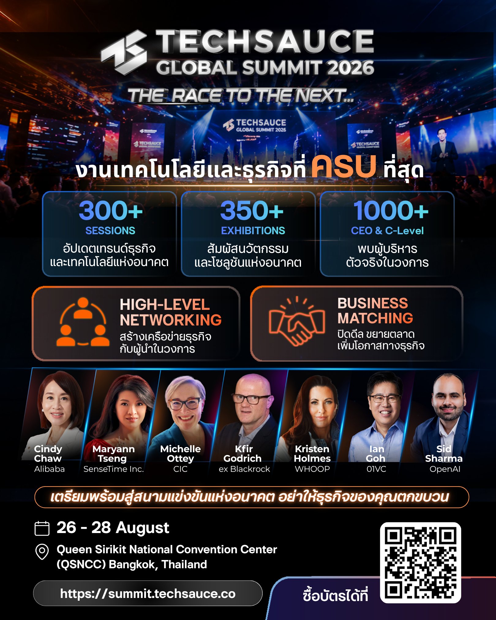 Techsauce Facebook ad: เตรียมพร้อมสู่สนามแข่งขันแห่งอนาคต อย่าให้ธุรกิจของคุณตกขบวน