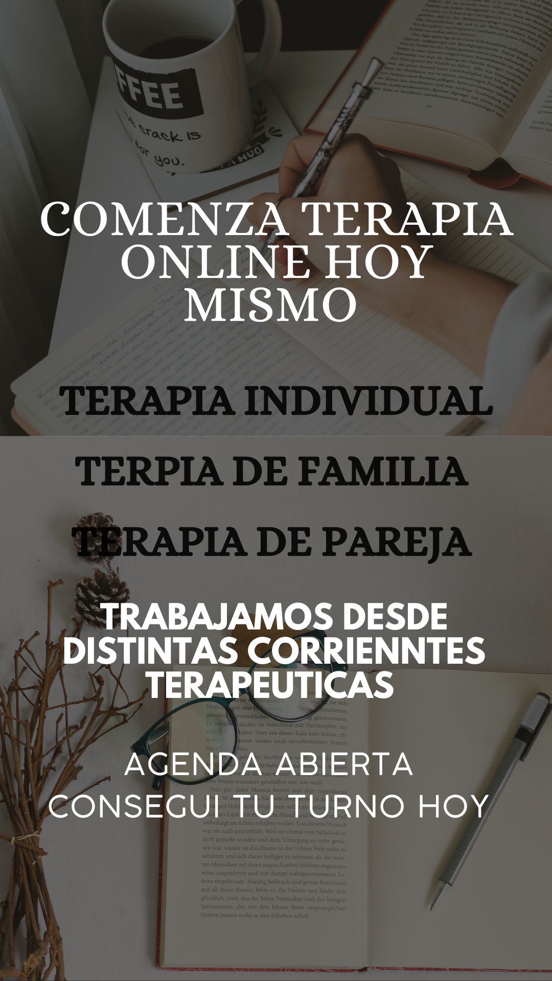 Psicóloga Micaela Ciriaci Facebook ad
