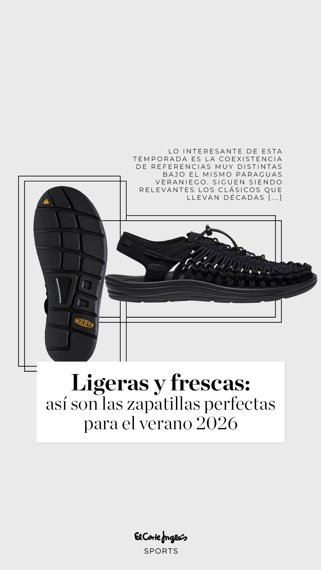 El Corte Inglés SPORTS Facebook ad from Jul 8, 2026